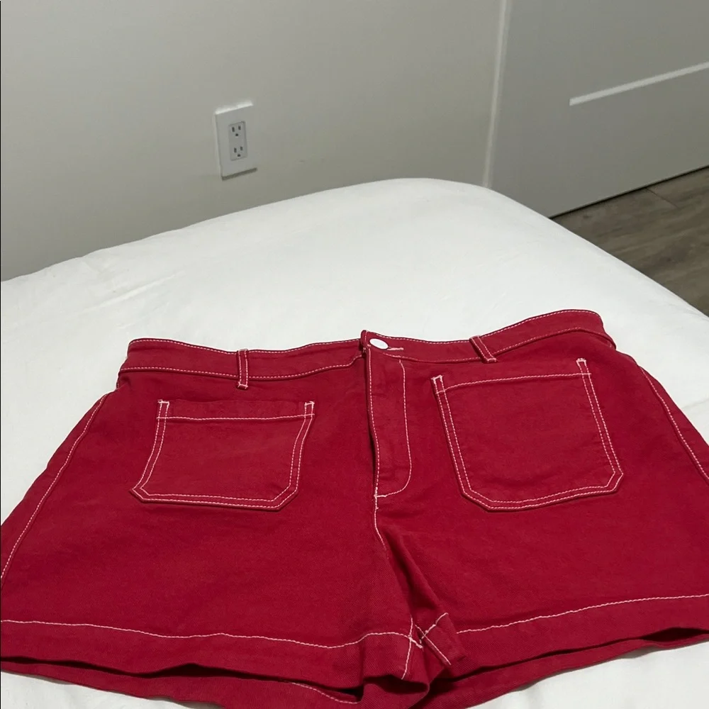Loft Palmer Women's Red Casual Shorts - Picture 1 of 6